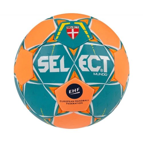 М’яч гандбольний SELECT Mundo (213) зелен/помаран, 3