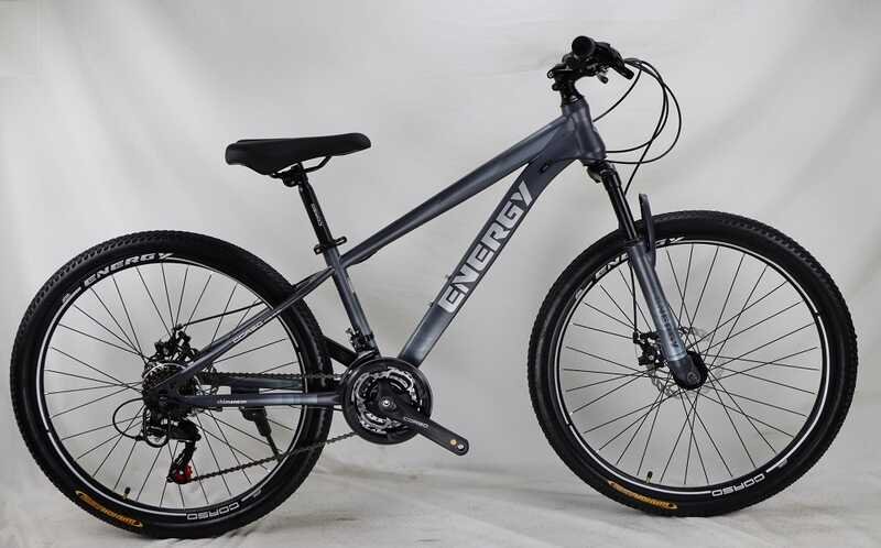 Велосипед Спортивный Corso 26" дюймов Energy EN-26243 (1) рама стальная 13’’, оборудование Shimano 21 скорость, собранный на 75