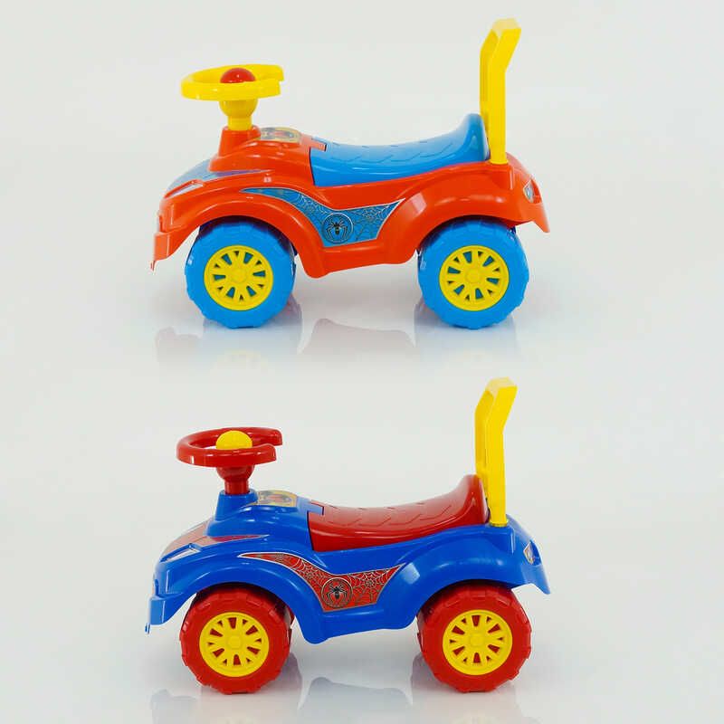 Автомобіль для прогулянок (Беби машина) "Спайдер" толокар 3077 (3) 2 цвета, /ЦЕНА ЗА 1 ШТ/ "Technok Toys"