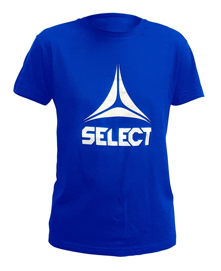 Футболка SELECT T-Shirt Basic with big Select logo (261) синій, L