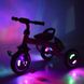 Трехколесный велосипед с светящимися колесами "Мечтатель" (М 3648-5) рама сталь, колеса EVA