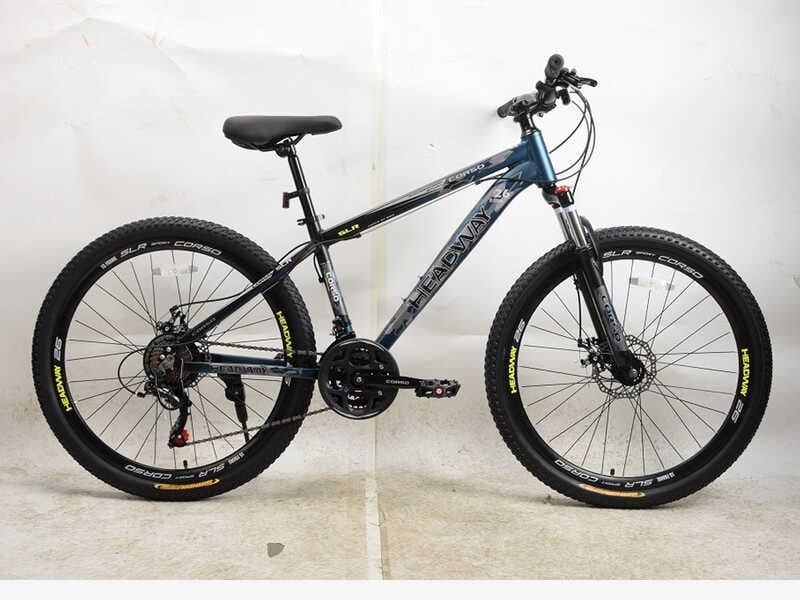 Велосипед Спортивний CORSO «HEADWAY» 26" дюймів HW-26088 (1) рама алюмінієва 15``, обладнання Shimano 21 швидкість, зібран на 75