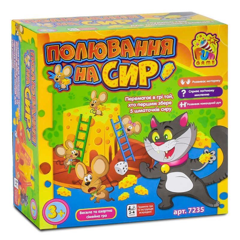 Настольная игра "Полювання на сир" 7235 (12/2) "4FUN Game Club"
