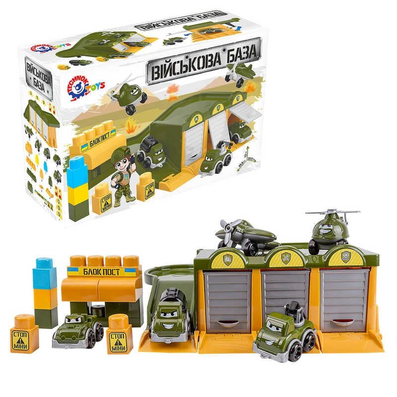 Конструктор Військова база та транспорт (9277) "Technok Toys"