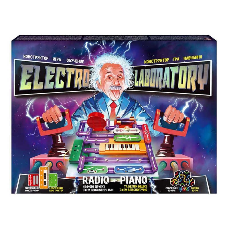 Електронний конструктор "Electro Laboratory. Radio+Piano" Elab-01-03 (5) "Danko Toys"