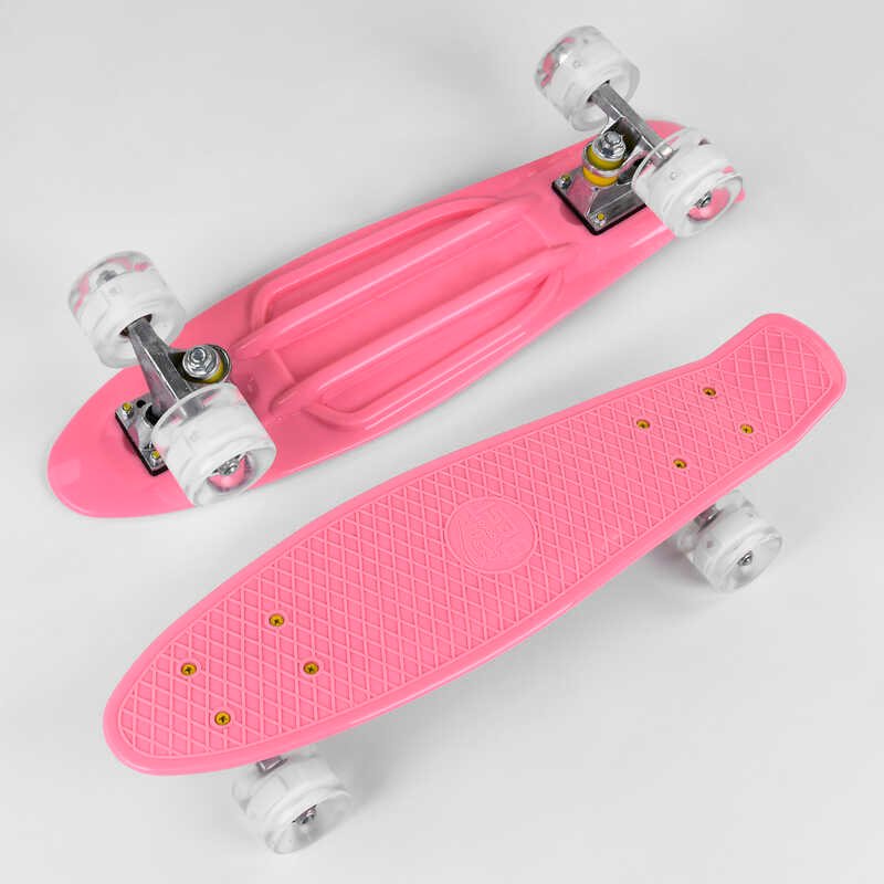 Скейт Пенні борд 2708 Best Board, дошка = 55 см, колеса PU зі світлом, діаметр 6 см