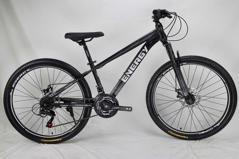 Велосипед Спортивный Corso 26" дюймов «Energy» EN-26849 (1) стальная рама 13’’, оборудование Shimano 21 скорость, собранный на 75
