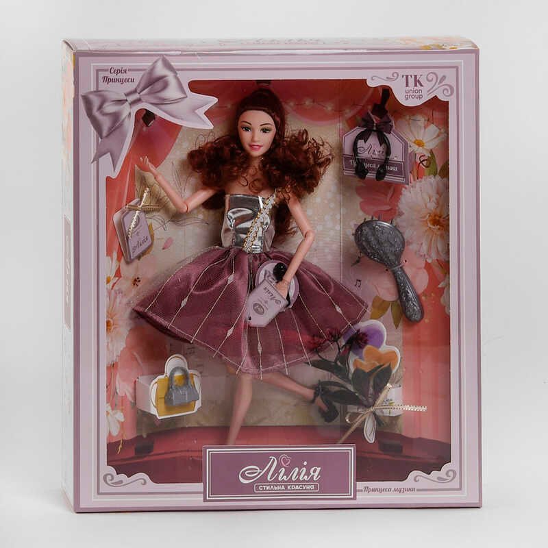 Кукла Лилия ТК - 87804 (36/2) "TK Group", "Принцесса музыки", аксессуары, в коробке