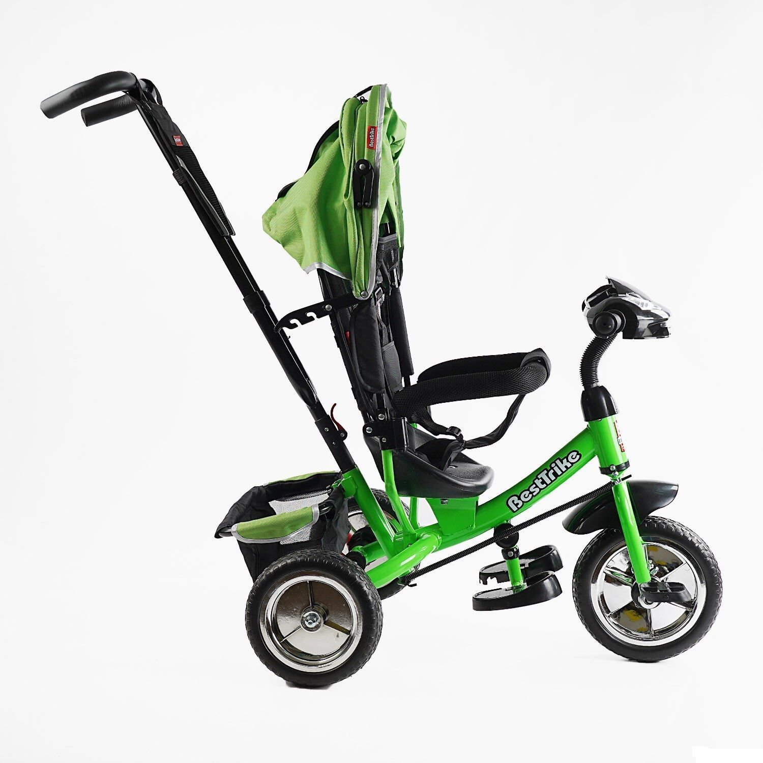 Дитячий велосипед з батьківською ручкою (69-067) Best Trike фара музична, USB, Bluetooth