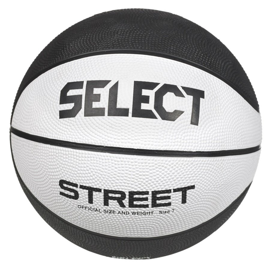 М’яч баскетбольний SELECT Street Basket v23 (126) біло/чорн, 6