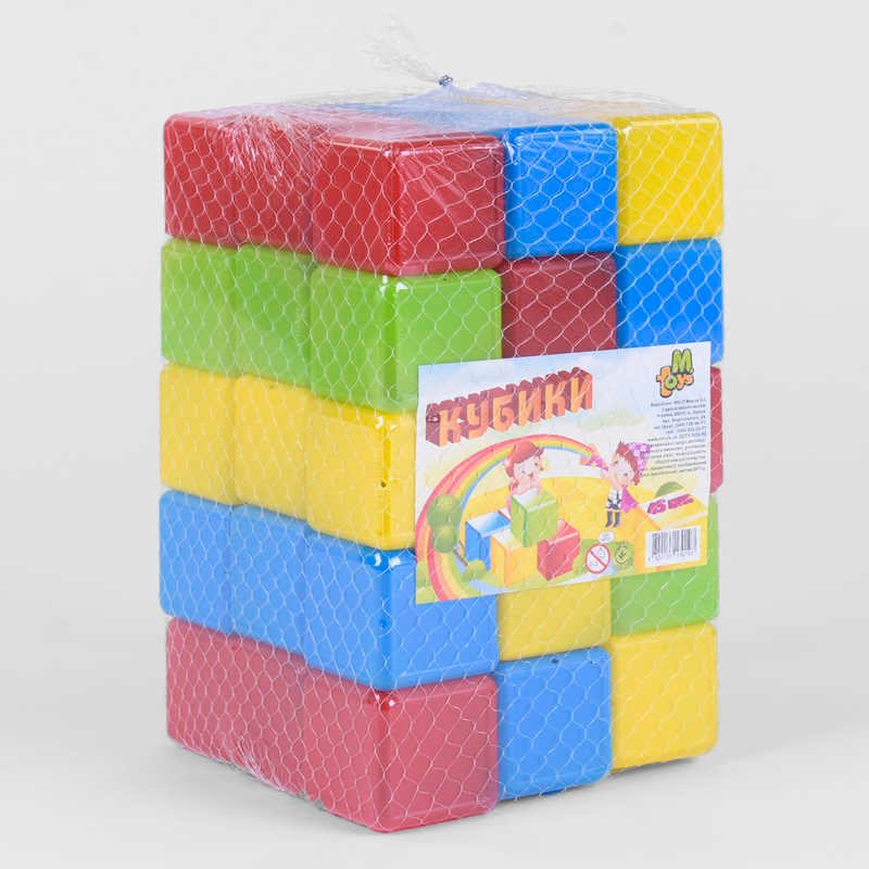 Кубики кольорові 45 шт. 09065 (9) "M-TOYS"