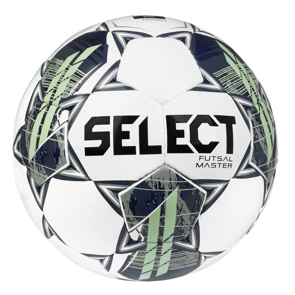 М’яч футзальний SELECT Futsal Master FIFA Basic v22 (334) біло/зелен, shiny