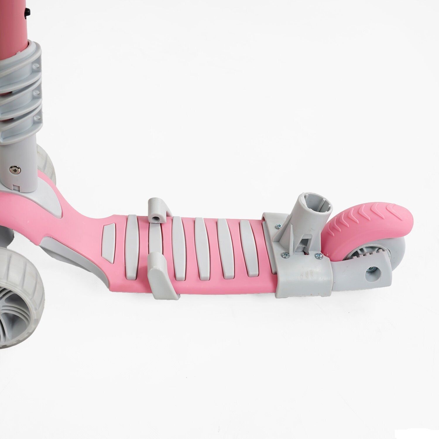 Самокат біговел з батьківською ручкою 5в1 (P-63700) Best Scooter, захисний бампер, колеса зі світлом