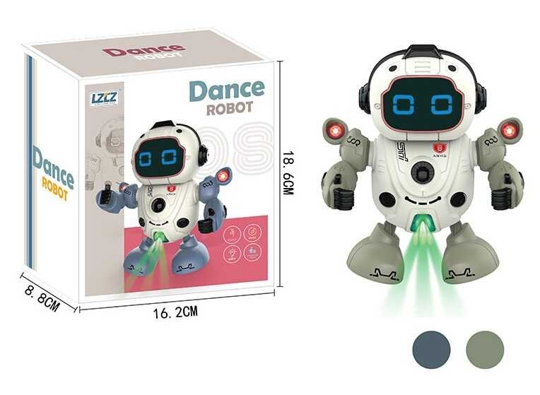 Робот танцюючий 6678-8 (72/2) світло, звук, в коробці