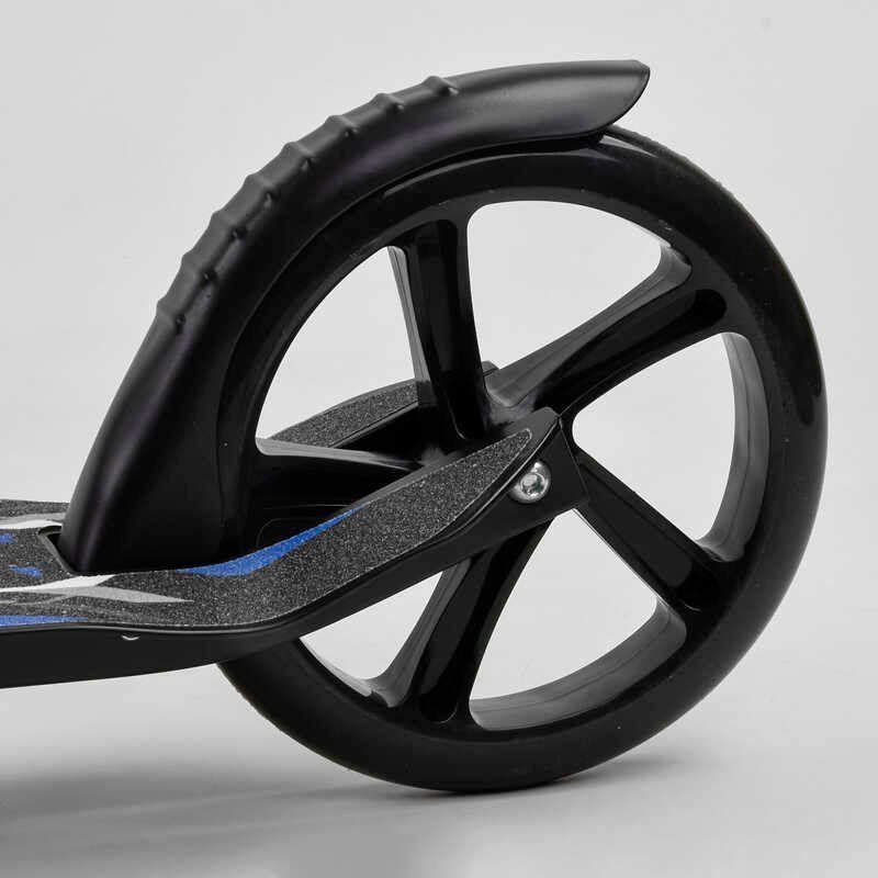 Самокат двухколесный с амортизатором (60490) "Best Scooter" зажим руля, колеса PU - 20 см