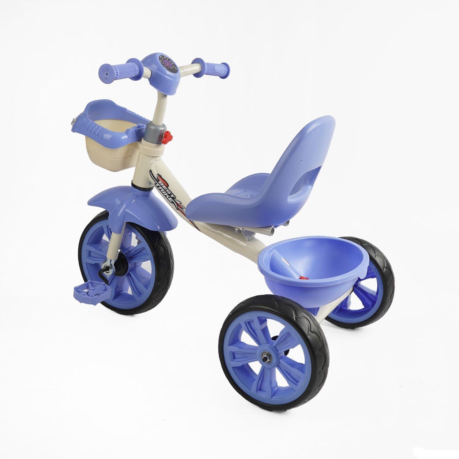Трехколесный велосипед (BS-60811) Best Trike колеса EVA переднее 10&rdquo;, заднее 8&rdquo;, стальная рама, украинская озвучка