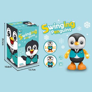 Музичний пінгвін 17178 (72/2) світло, звук, танцює, в коробці