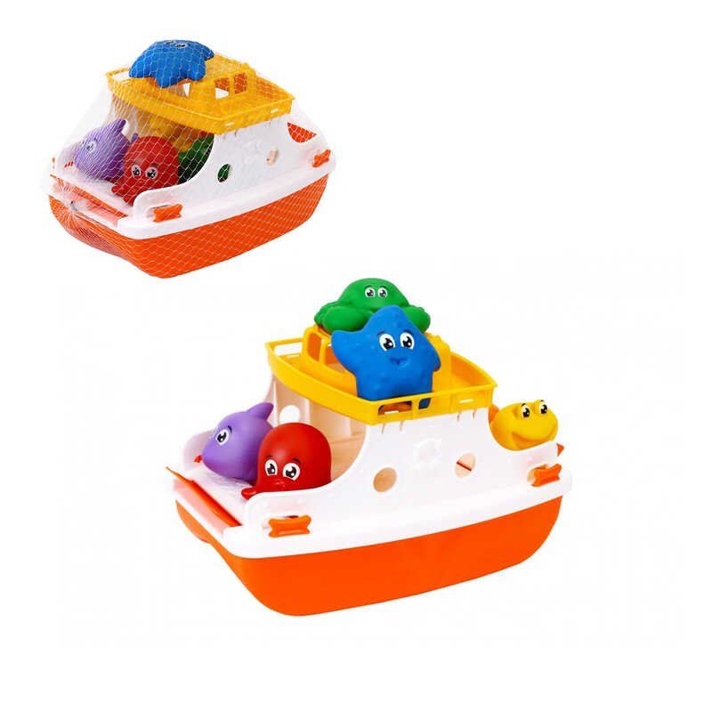 Детский набор для купания Паром (7938) "Technok Toys", в сетке