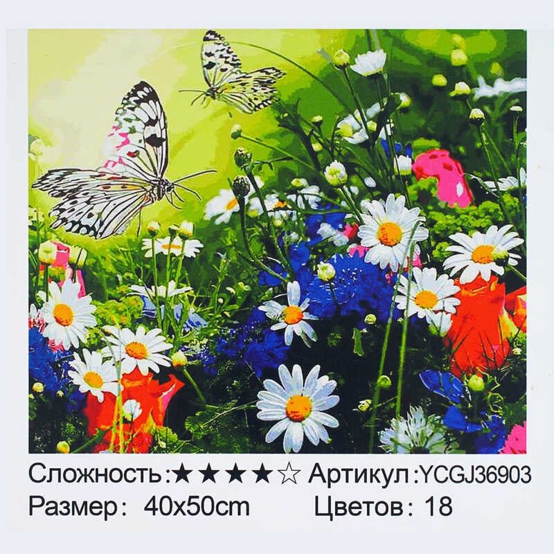 Картина по номерам YCGJ 36903 (30) "TK Group", 40х50 см, "Поляна", в коробке