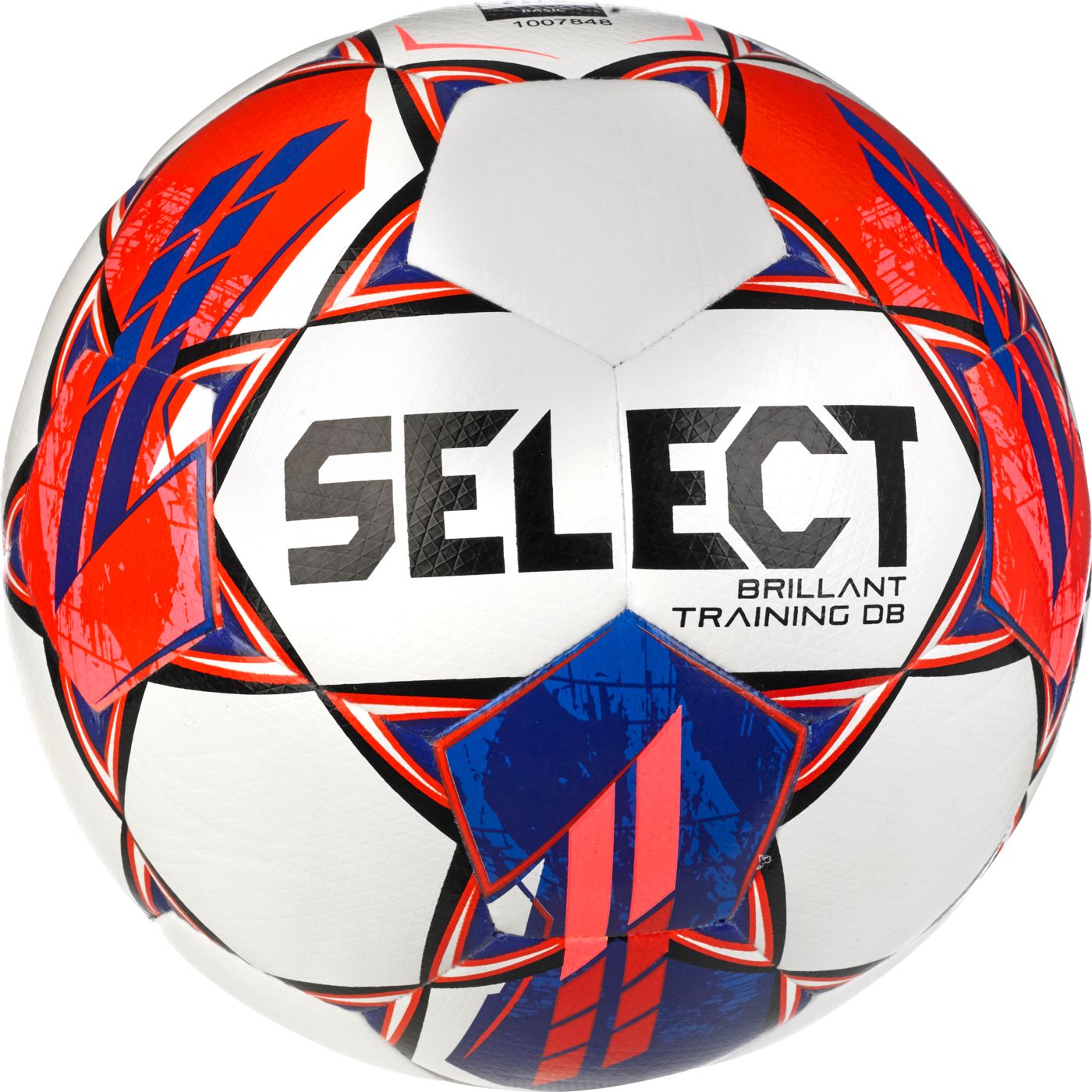 М'яч футбольний SELECT Brillant Training DB (FIFA Basic) v23 White- Red (158) біл/червоний, 4, 4