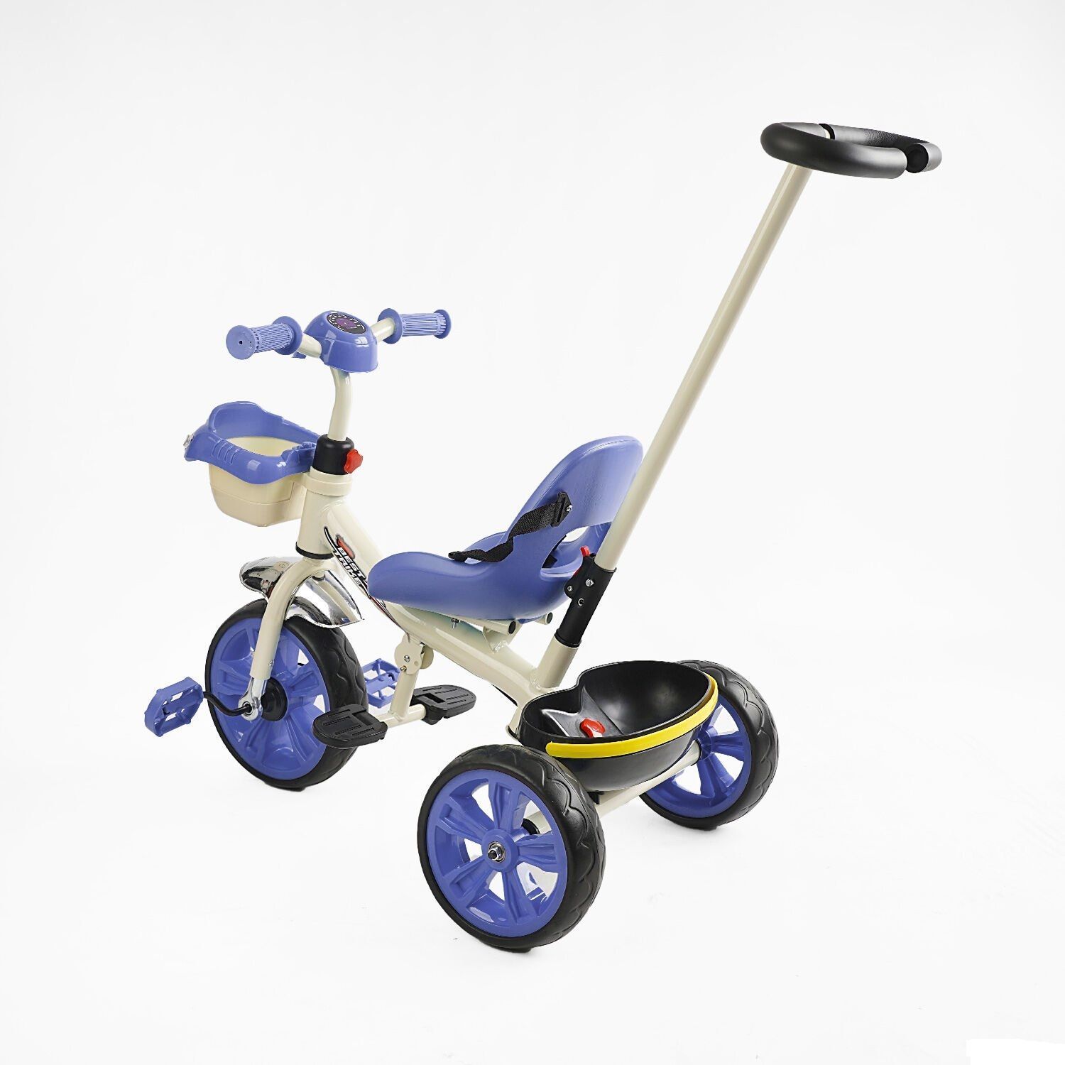 Дитячий велосипед з батьківською ручкою (BS-70362) Best Trike колеса EVA переднє 10&rsquo;&rsquo;, заднє 8&rsquo;&rsquo;, сталева рама, українське озвучування