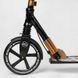 Самокат двоколісний з амортизатором та ручним гальмом "Best Scooter" (14268) колеса поліуретанові