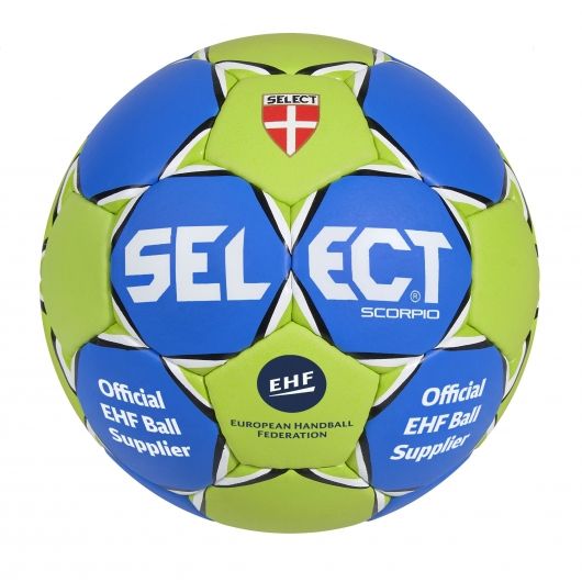 Мяч гандбольный SELECT Scorpio (207) зел/син, 3