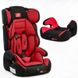 Автомобільне крісло універсальне Е 1120 (2) Колір чорний з червоним 9-36 кг, з бустером, Joy