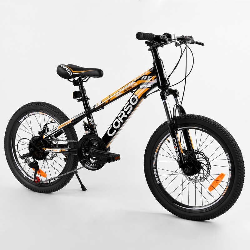 Велосипед Спортивный CORSO 20"дюймов (98627) рама металлическая 11’’, 21 скорость, собран на 75%