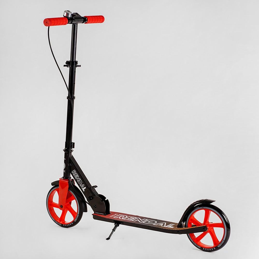 Самокат двоколісний для дітей "Skyper" (NL - 14792) алюмінієва рама, колеса PU 200 мм, ручне гальмо
