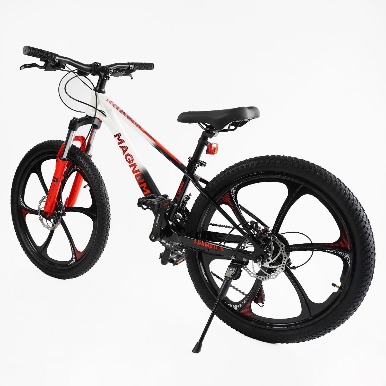 Велоcипед Спортивний Corso &laquo;MAGNUM&raquo; 24" дюймів (MN-24255) рама магнієва 11&rsquo;&rsquo;, обладнання Shimano 21 швидкість