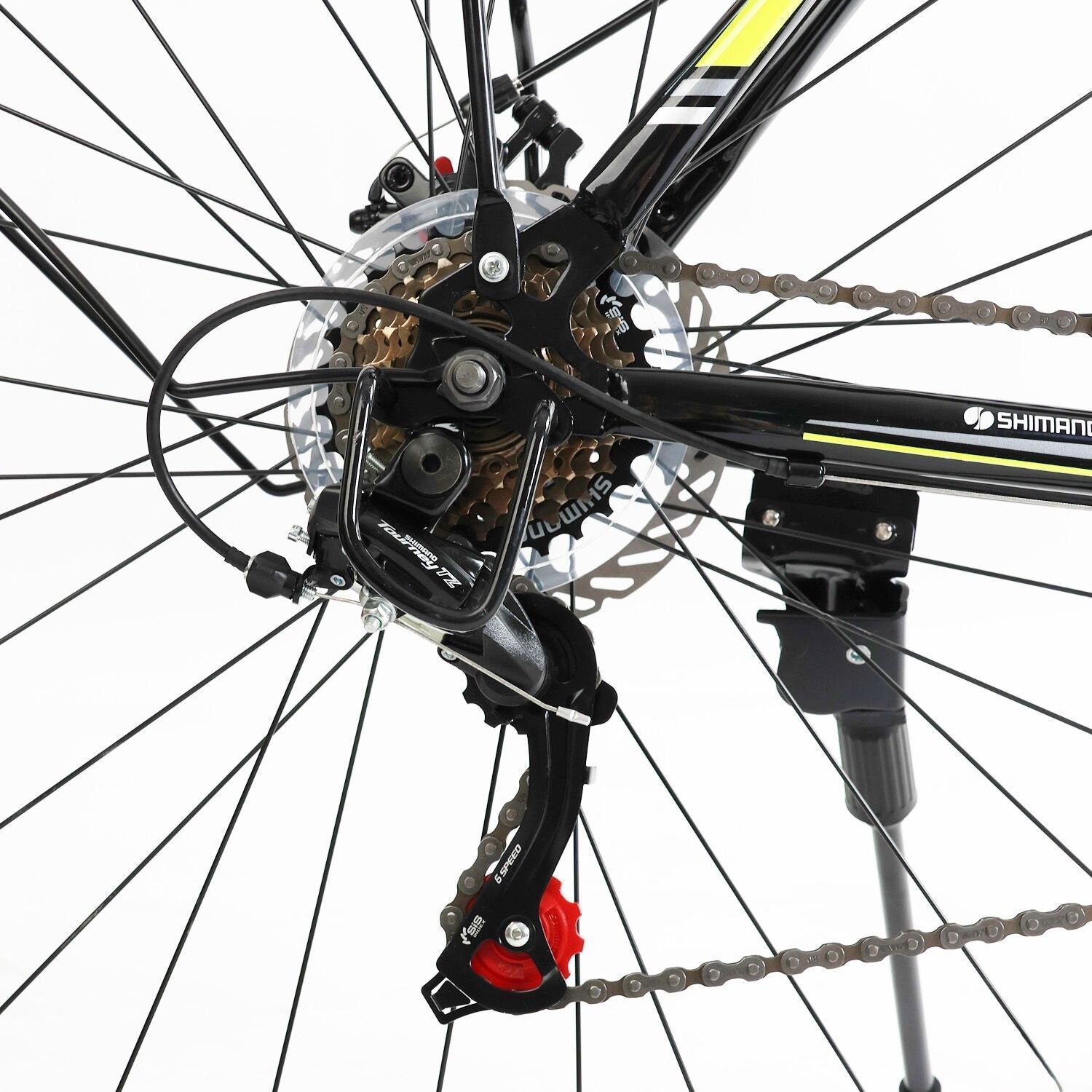 Велосипед Спортивный Corso Fisher 29" дюймов с оборудованием Shimano 21 скорость (FS-70190) рама стальная 21", собран на 75%