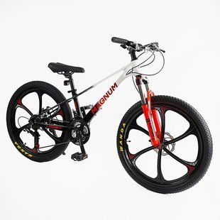 Велоcипед Спортивний Corso &laquo;MAGNUM&raquo; 24" дюймів (MN-24255) рама магнієва 11&rsquo;&rsquo;, обладнання Shimano 21 швидкість
