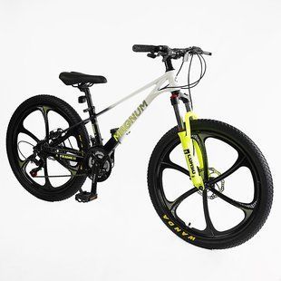 Велоcипед Спортивний Corso &laquo;MAGNUM&raquo; 24" дюймів (MN-24637) рама магнієва 11&rsquo;&rsquo;, обладнання Shimano 21 швидкість