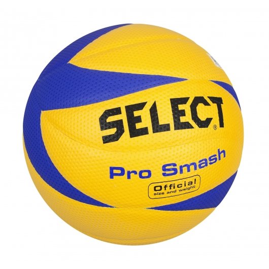 М’яч волейбольний SELECT Pro Smash Volley (219) жовт/син, 5