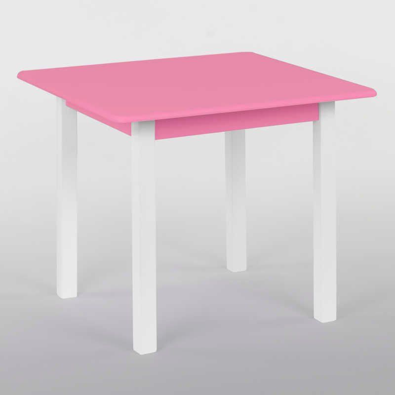 Столик 60*60 цвет розовый (1) высота 52 см "Игруша"