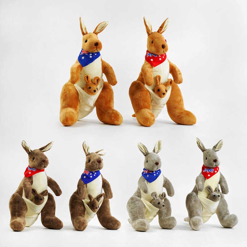 Мягкая игрушка кенгуру (M 16136) размер 54х28 см