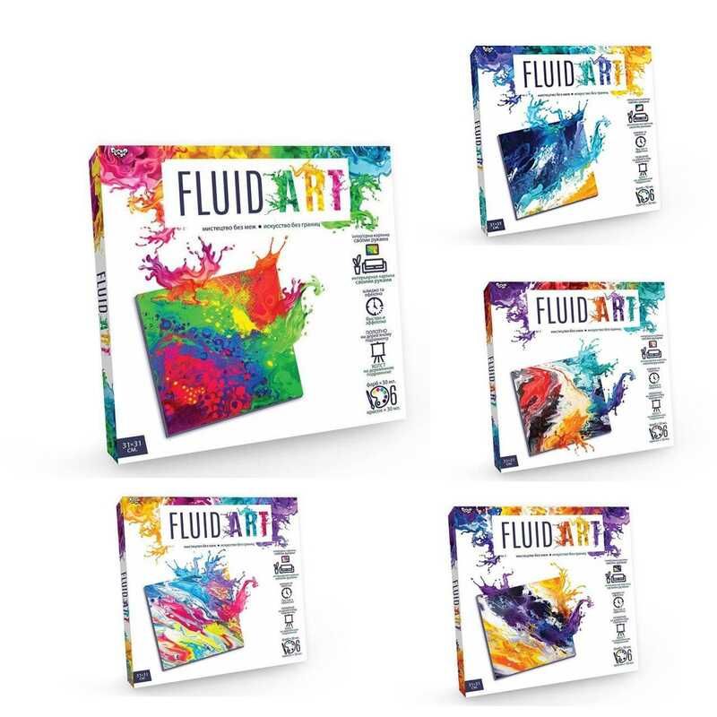 Креативна творчість "Fluid ART" FA-01-01,02,03,04,05 (5) "Danko Toys"