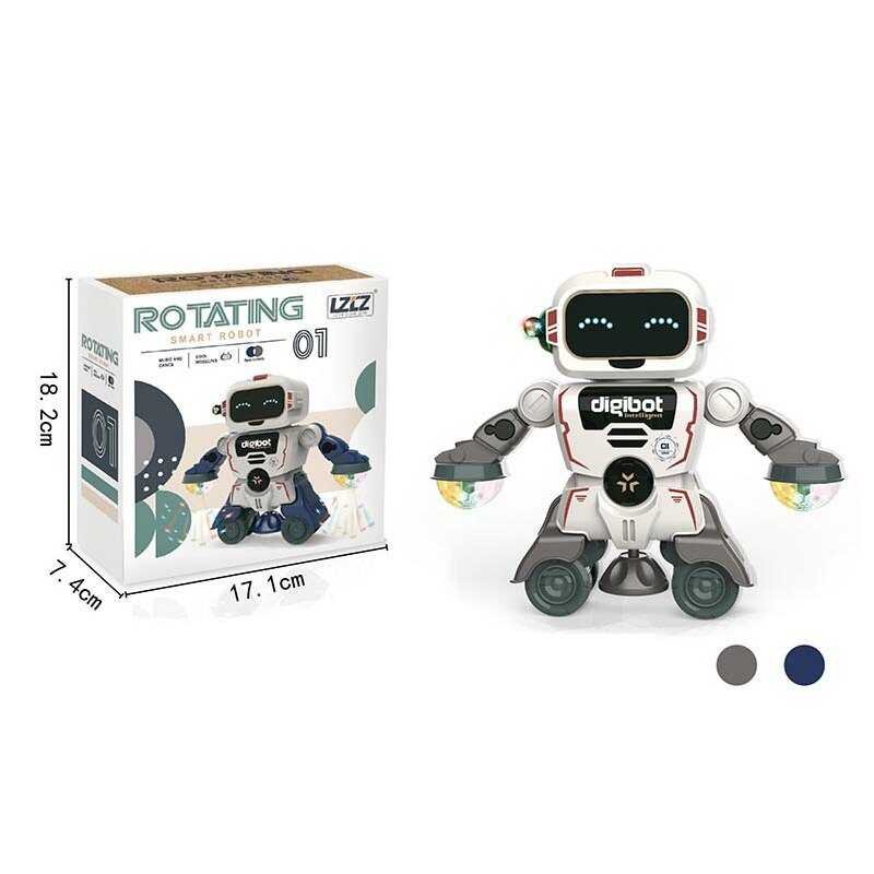 Робот 6678-1 (96/2) 2 види, танцює, обертається, підсвічування, музика, в коробці