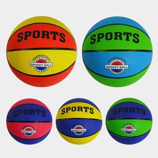 М'яч баскетбольний З 54977 (50) 5 видів, матеріал PVC, вага 550 грамів, розмір №7
