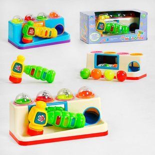 Игра с шариком с стукалкой и музыкальным молоточком (64485) TK Group, УКРАИНСКОЕ ВЗУЧИВАНИЕ