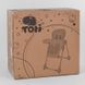 Стульчик для кормления Toti (W-56077) мягкий PU, мягкий вкладыш, 4 колеса, съемный столик, в коробке