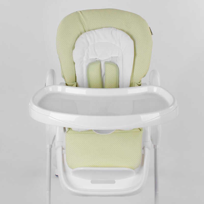 Стільчик для годування Toti (W-56077) м'який PU, м'який вкладиш, 4 колеса, знімний столик, в коробці
