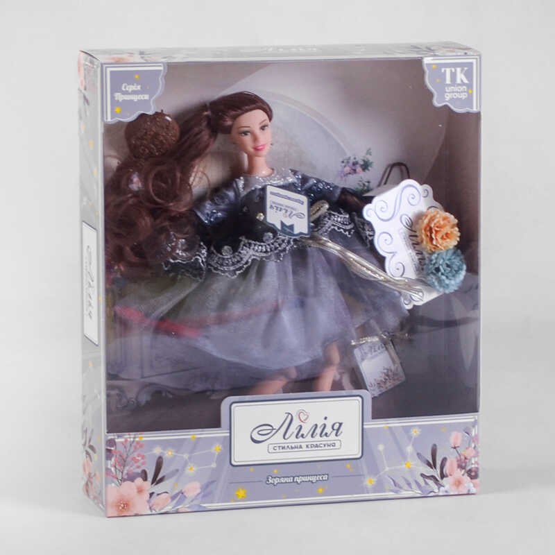 Лялька Лілія ТК - 13209 (48) "TK Group", "Зоряна принцеса", аксесуари в коробці