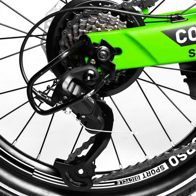 Дитячий спортивний велосипед 20'' CORSO «T-REX» (21455) магнієва рама, обладнання MicroShift, 7 швидкостей, зібраний на 75%