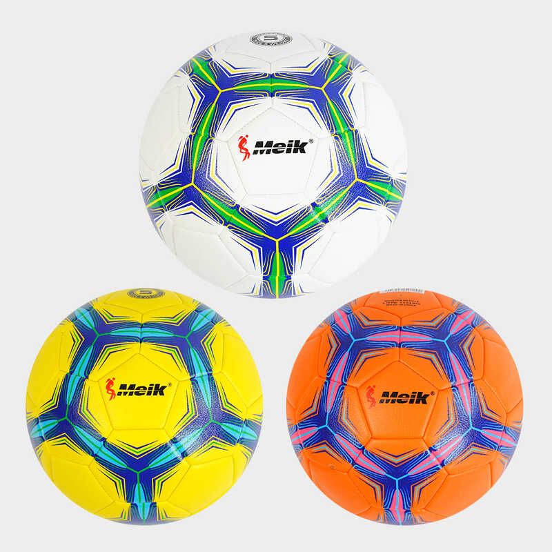 М'яч футбольний C 55985 (60) 3 види, вага 310-330 грам, матеріал TPU, гумовий балон, розмір №5