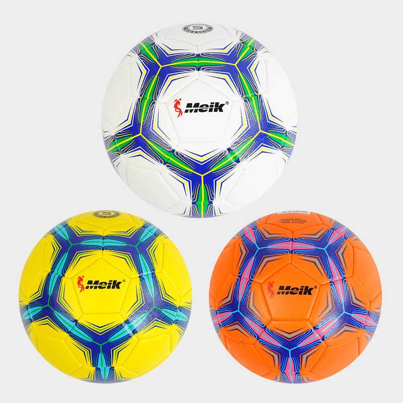 М'яч футбольний C 55985 (60) 3 види, вага 310-330 грам, матеріал TPU, гумовий балон, розмір №5