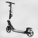 Самокат двоколісний з ручним гальмом та амортизаторами "Best Scooter" (L-22066) фара, колеса PU 200мм