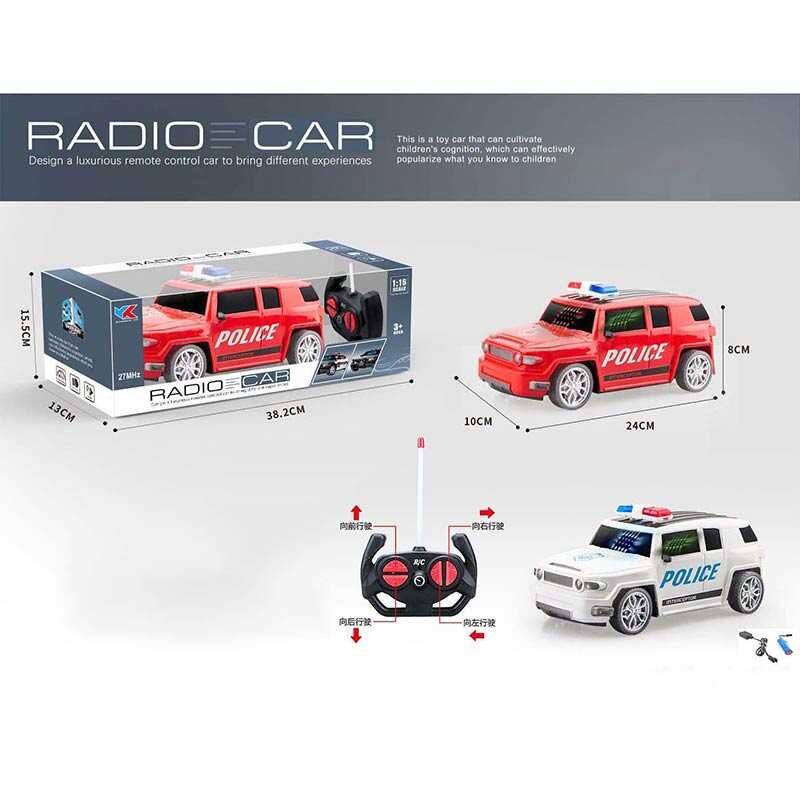 Машинка на радіокеруванні 555-3 BD (96/2) 2 кольори, підсвічування, аккумулятор 3.7V, пульт 27 Mhz, масштаб 1:16, у коробці
