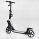 Самокат двухколесный "Best Scooter" L-36375 ФАРА, колеса PU 200мм, 2 амортизатора, зажим руля, ручной тормоз